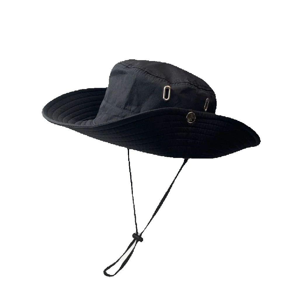 Summer Sun Hats Uv Protection Outdoor Hunting Fishing Cap For Men Women Hiking Camping Visor Bucket Hat Neck Flap Fisherman Hat