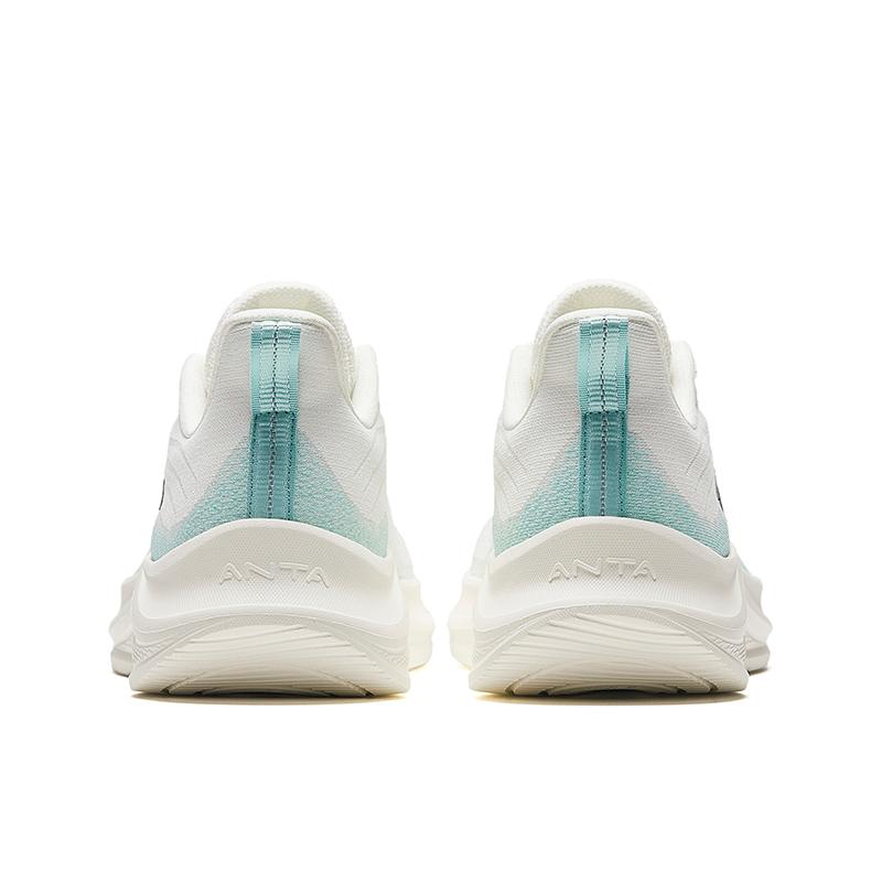 Anta Fabric Slip Resistant Abrasion Resistant Low Top Running Shoes Men's White Green Sneakers 912525504F-1