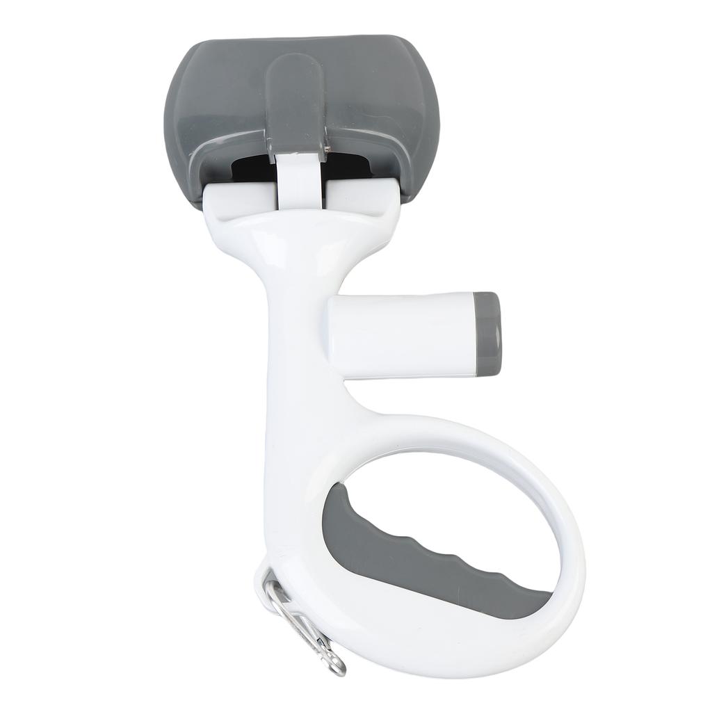 Portable Dog Waste Picker Pet Poop Grabber Cleaning Tool for Outdoor Walking Camping Picnic Grey