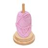 Wood Yarn Stand Holder Spinning Knitting Tool Crochet Yarn Supporter Rotating Thread Spool Wool Ball Winder Rotation Spinner