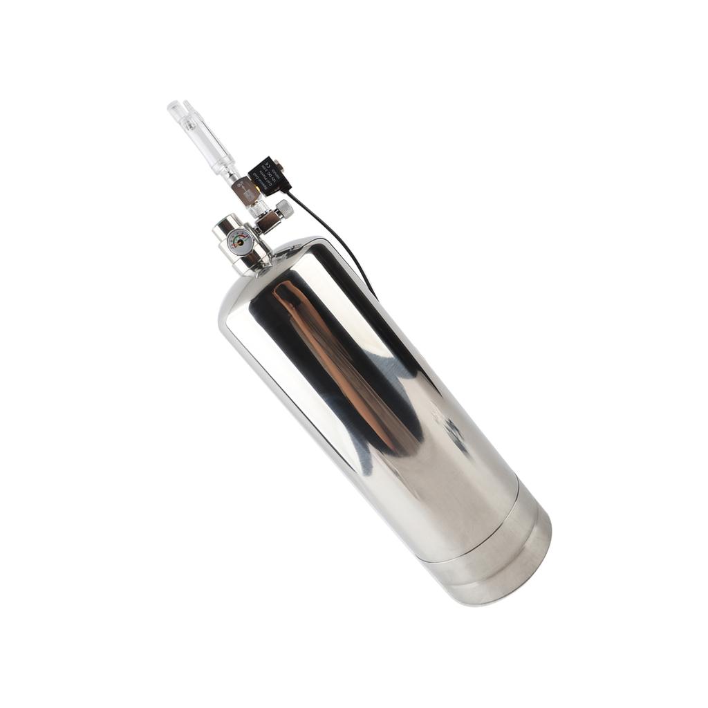 CO2 Generator System Aquarium Carbon Dioxide Generator Kit with Stainless Steel Bottle and Refiner