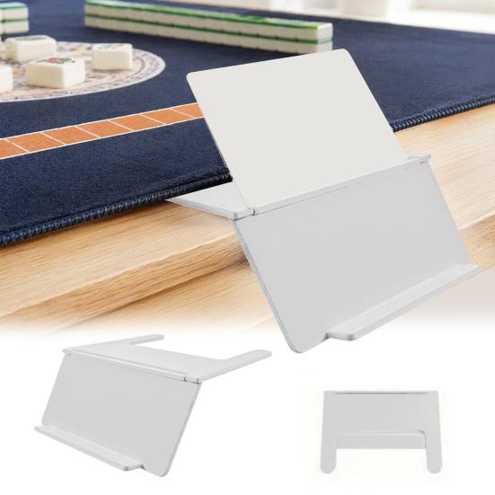 Mahjong Card Holder for Table, Collapsible Mahjong Card Angled Stand for American Mahjong Players, Mahjong Table