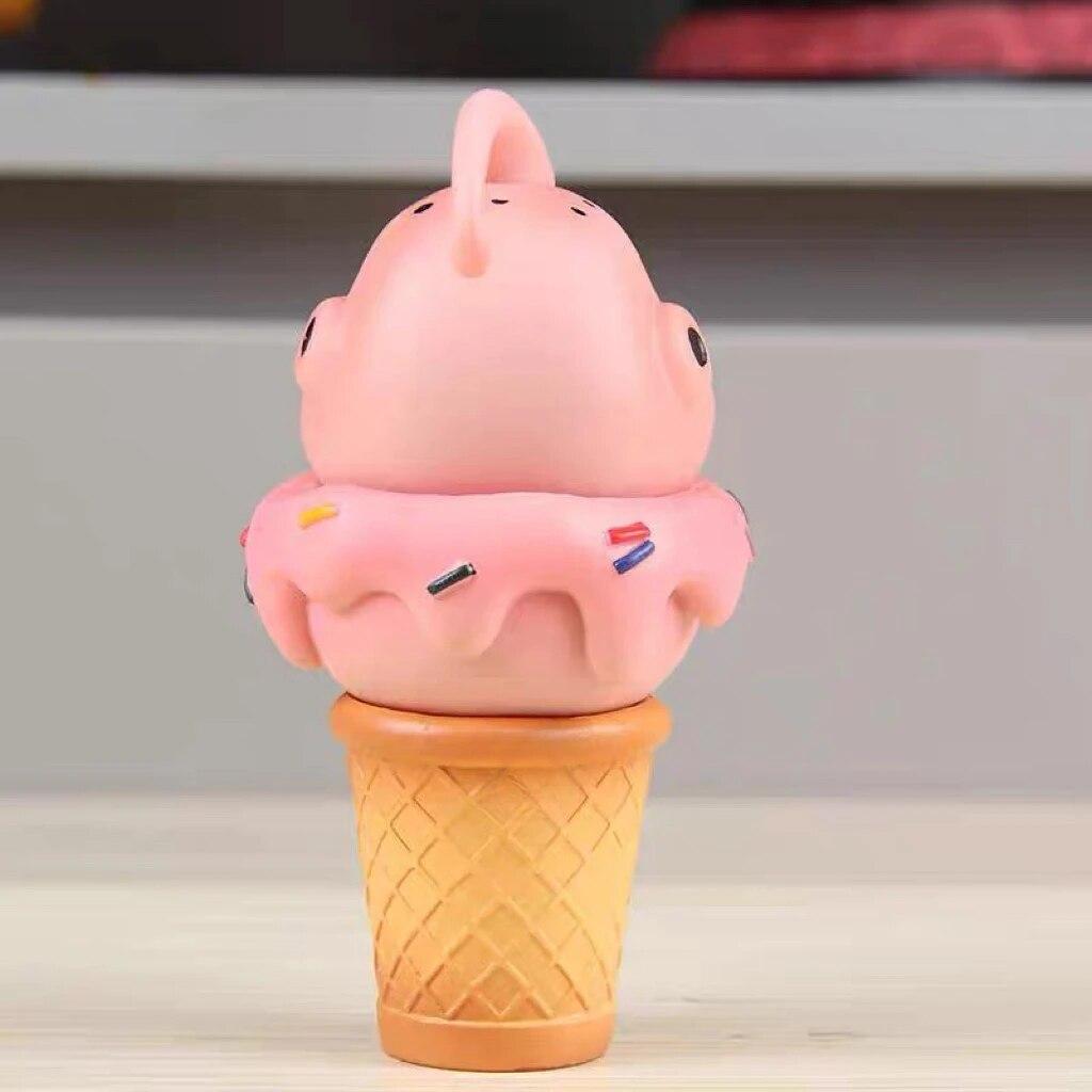 Majin Buu Cute Ice Cream Anime Action Figure Car Interior Decoration Statue PVC Model Children Toy Gifts