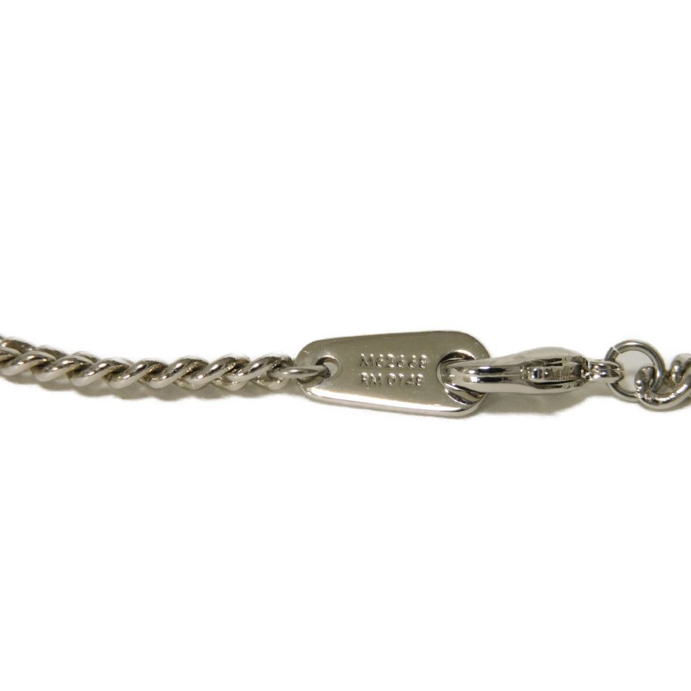 Used LV Stone Tiger Eye Pendant (M62668, 7984) with Collier LV Signature Logo Padlock. Stone Brown Men's from Japan
