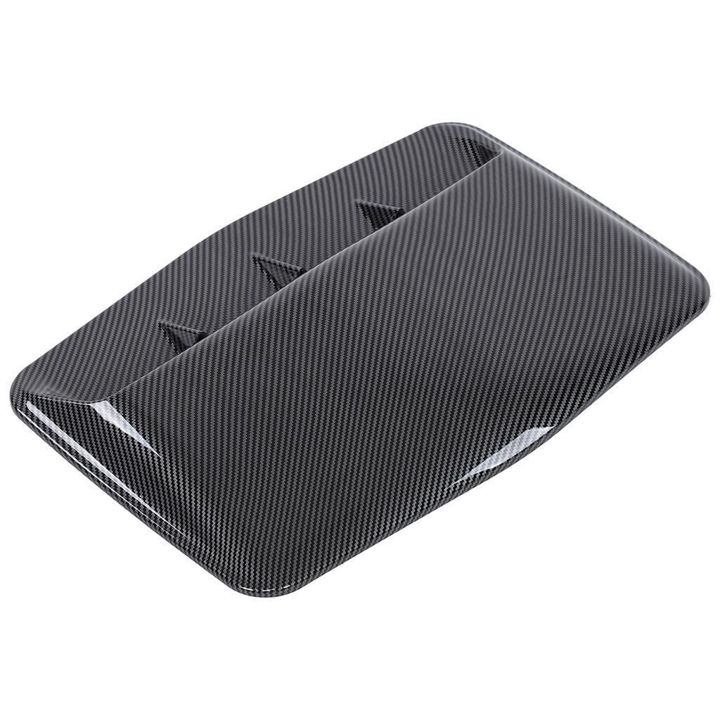 Car Hood Scoop Cowl ABS Vent Decorative Cover with Tape for Automotive Modification