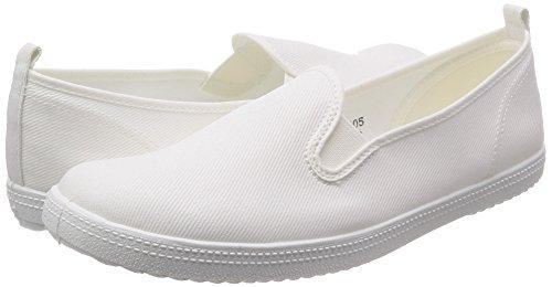 Asahi Indoor and Outdoor Shoes for Nursery Teachers, L01K, White, Size 22.5 Cm, 2E