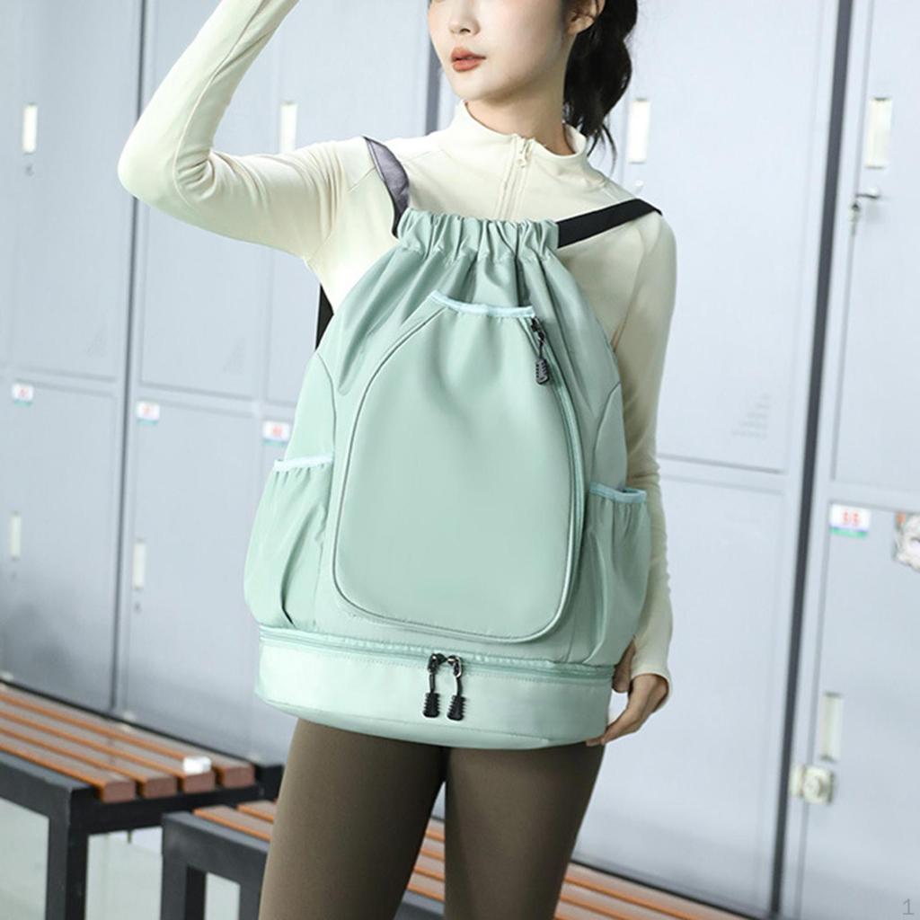 Tennis Backpack Badminton Racquet Bag Portable Water Resistant Racket with Shoe