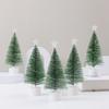Tabletop Christmas Tree Mini Artificial Christmas Tree with LED Multicolor String Lights for Holiday Home School Office