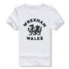 Wrexham Wales Welsh Dragon Flag Vintage T-Shirt Humor Funny Graphic Tee Short Sleeve Blouses Wrexham Wales Cymru Novelty Gifts