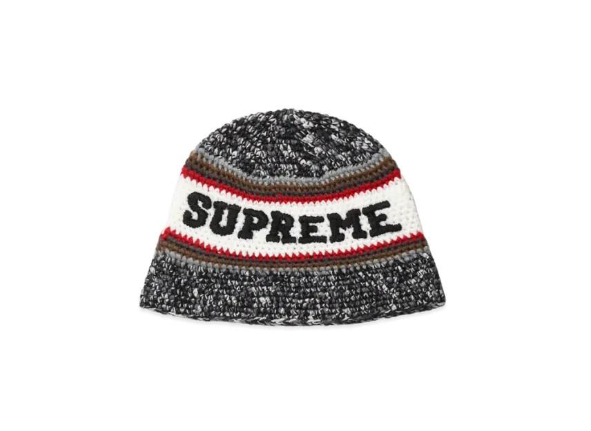 Supreme Knit Logo Crusher  Black One-Size