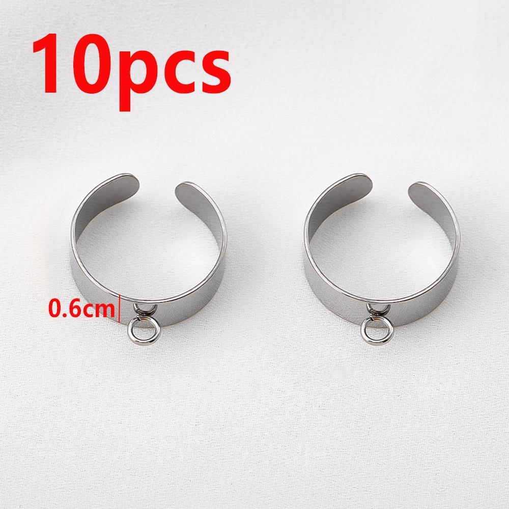 

2pcs Gold Plated Irregular Adjustable Open Ring for Handmade DIY Ring Setting Jewelry Making Accessories 2PCS