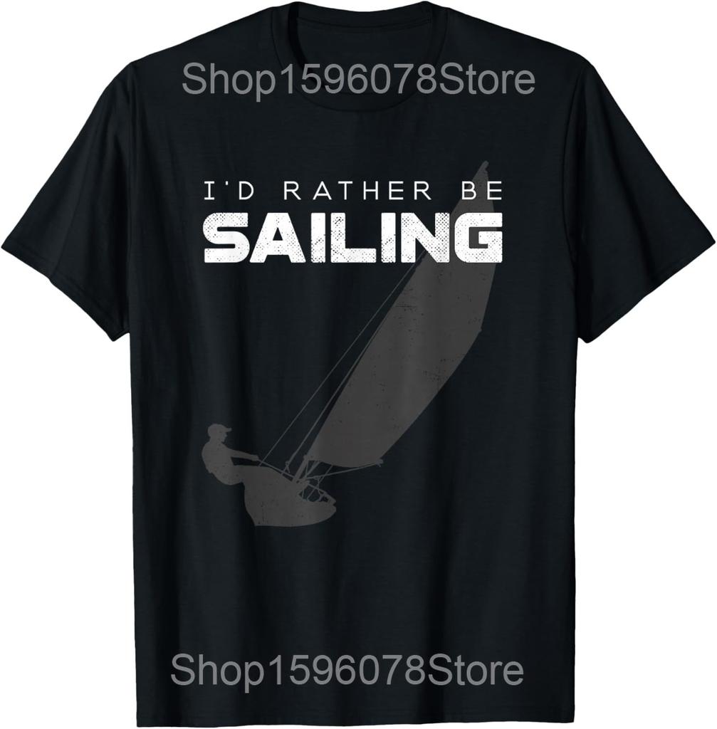 Roztomilý design s plachetnicí pro muže ženy Plachetnice Plachta Plachetnice Trička Bavlna Streetwear Tričko Krátký rukáv Unisex Volné oblečení