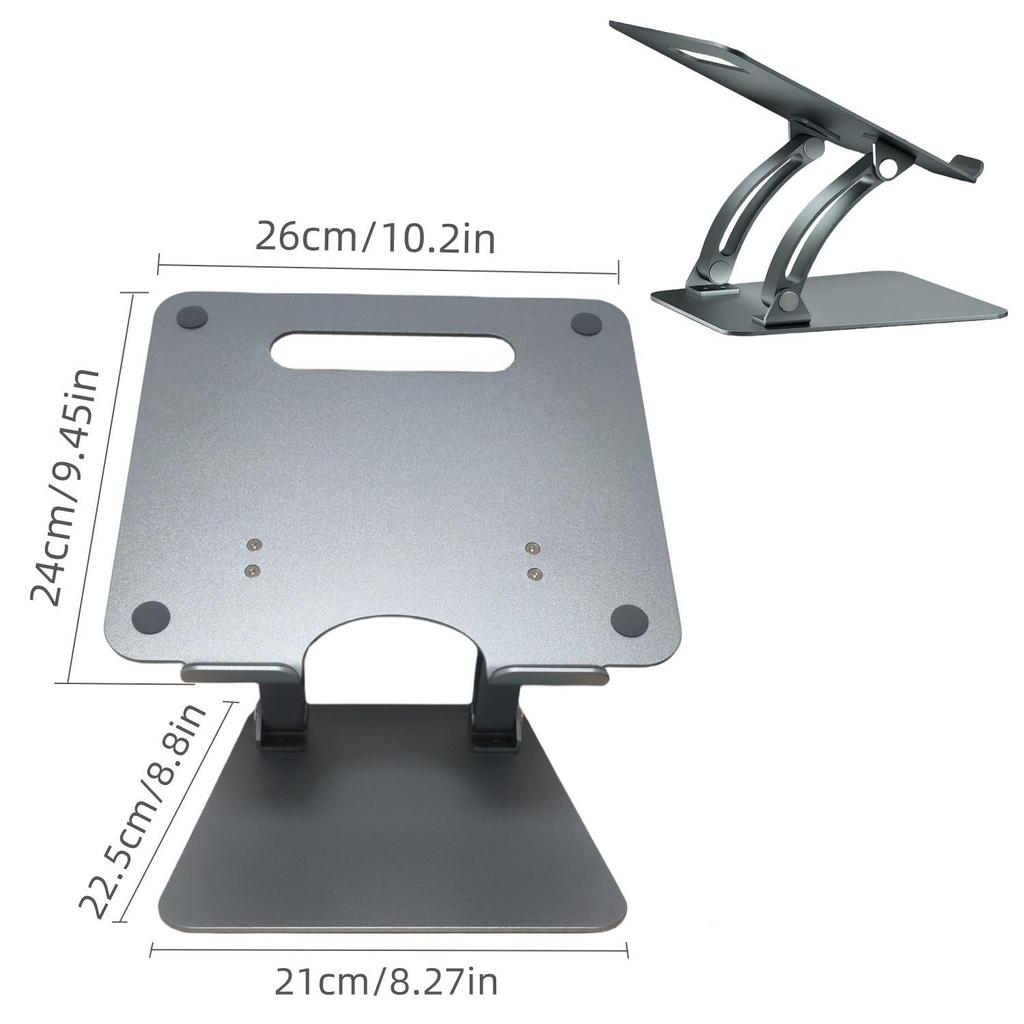Aluminum Alloy Folding Laptop Stand for Office and Gaming