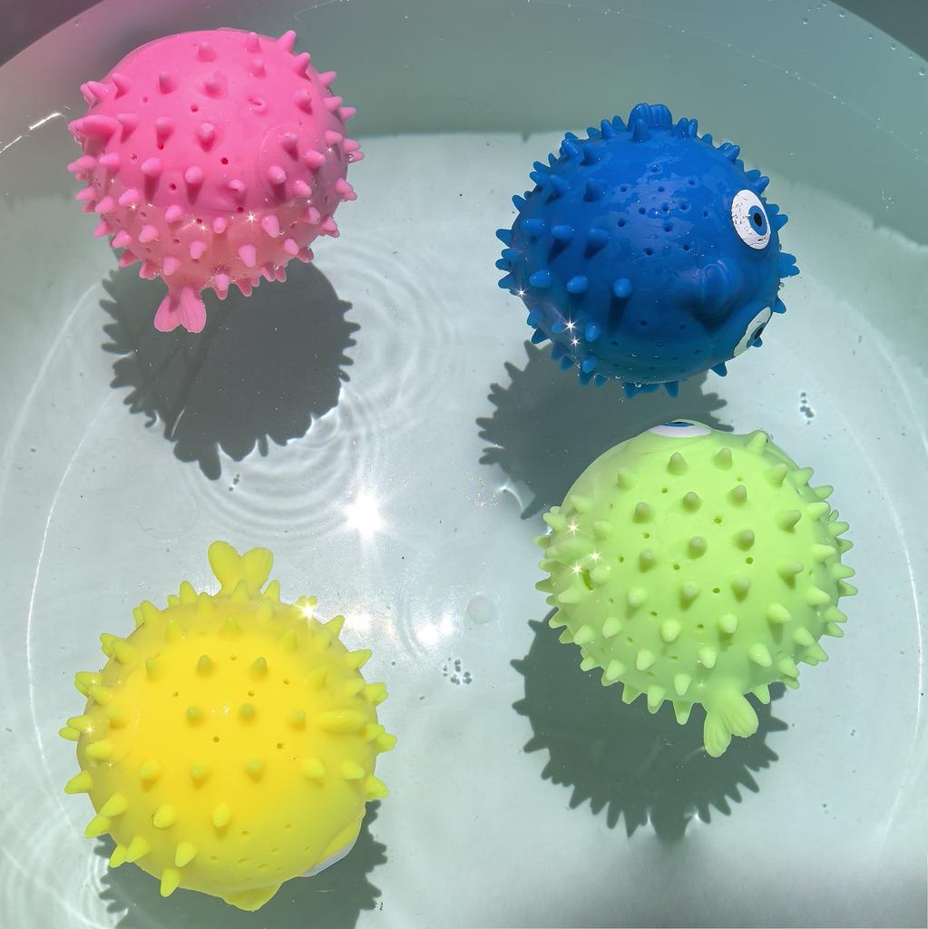 Squishy Baby Bath Toy Beach Swimming Pool Stress Relief Water Splash Play Toy Kids Bathtub Games Squeeze Dolphin Sensory Fidgets