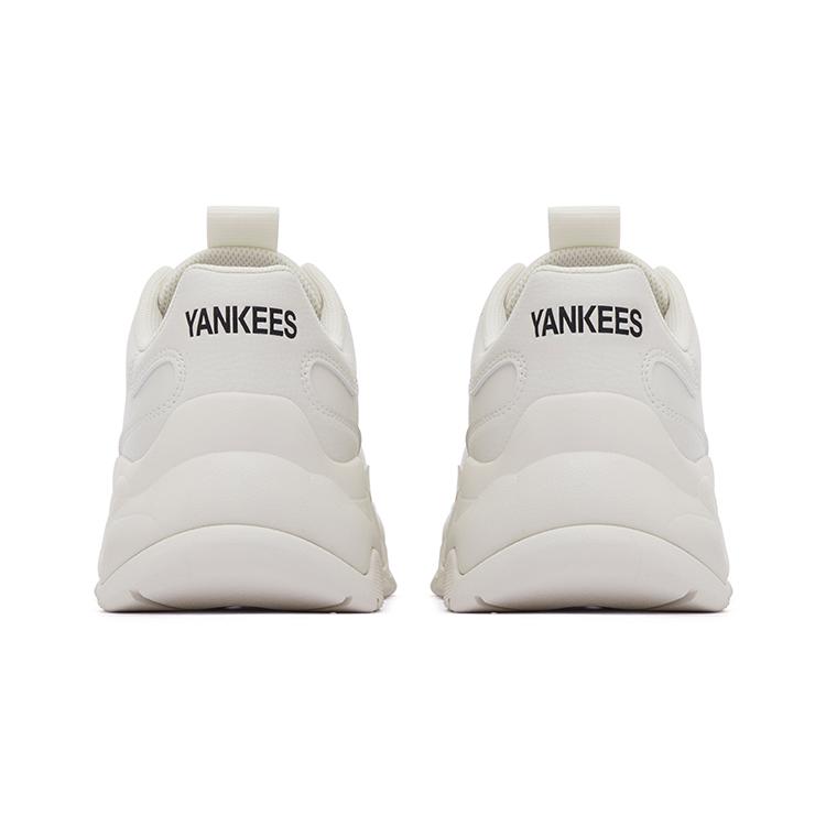 New MLB Big Ball Chunky Low Top Chunky Sneakers Unisex Ivory White 3ASHC104N-50IVS