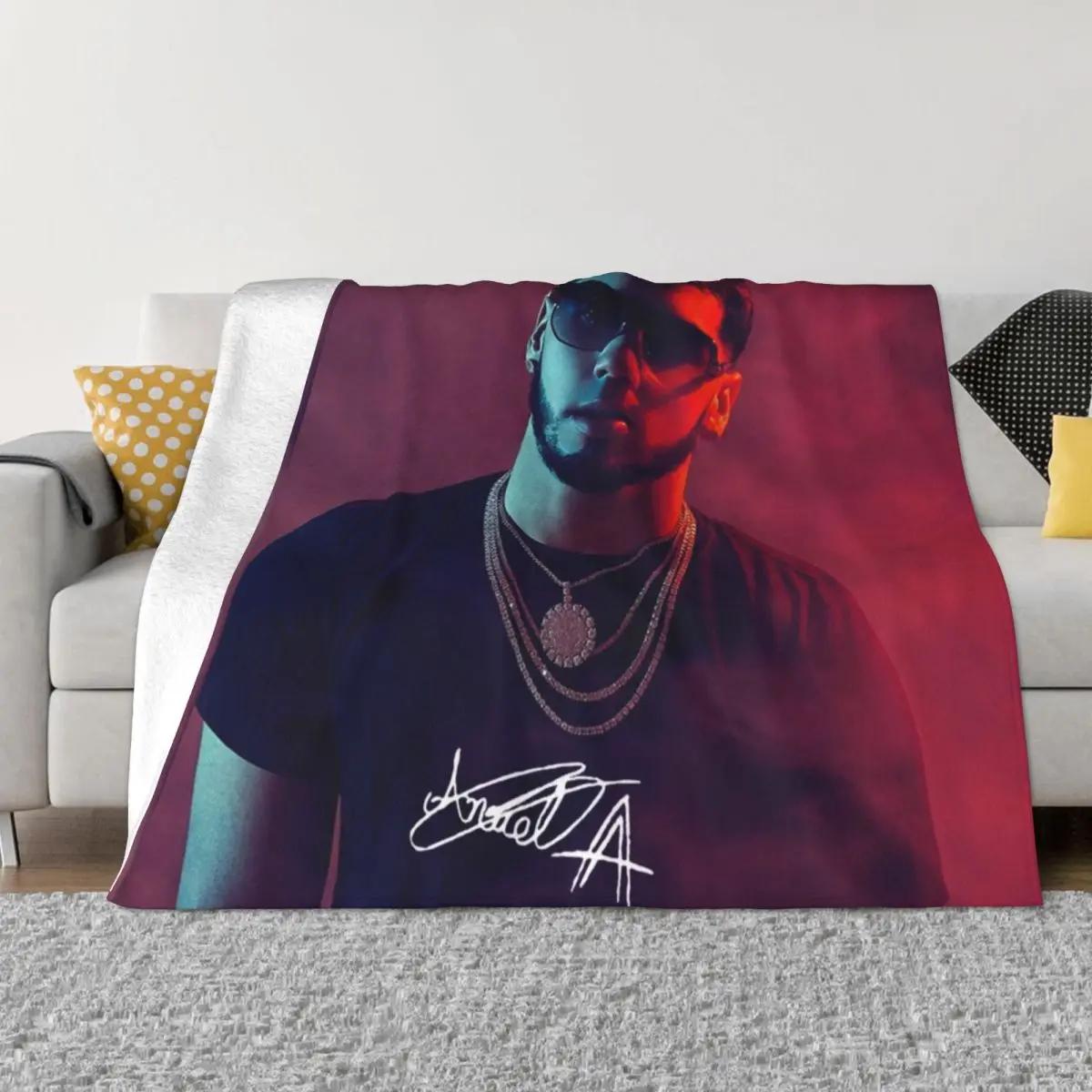 AA Anuel Throw Blanket Blanket For Baby cosplay anime Luxury Throw Blanket Extra Large Throw Blanket 75X95CM