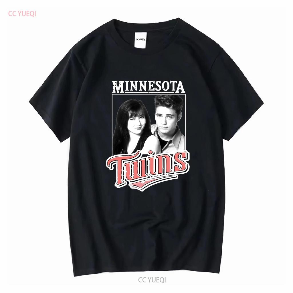 Twins Brenda Brandon Walsh T Shirt long or short sleeves vintage Washed homme graphic Unisex Casual fashion Stylish streetwear