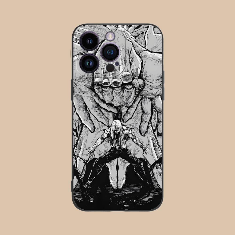 JJK Mahito Phone Case for iPhone 17 16 15 14 13 12 11 X XR XS 8 7 Air Pro Max Plus Mini Soft TPU Shockproof Cover
