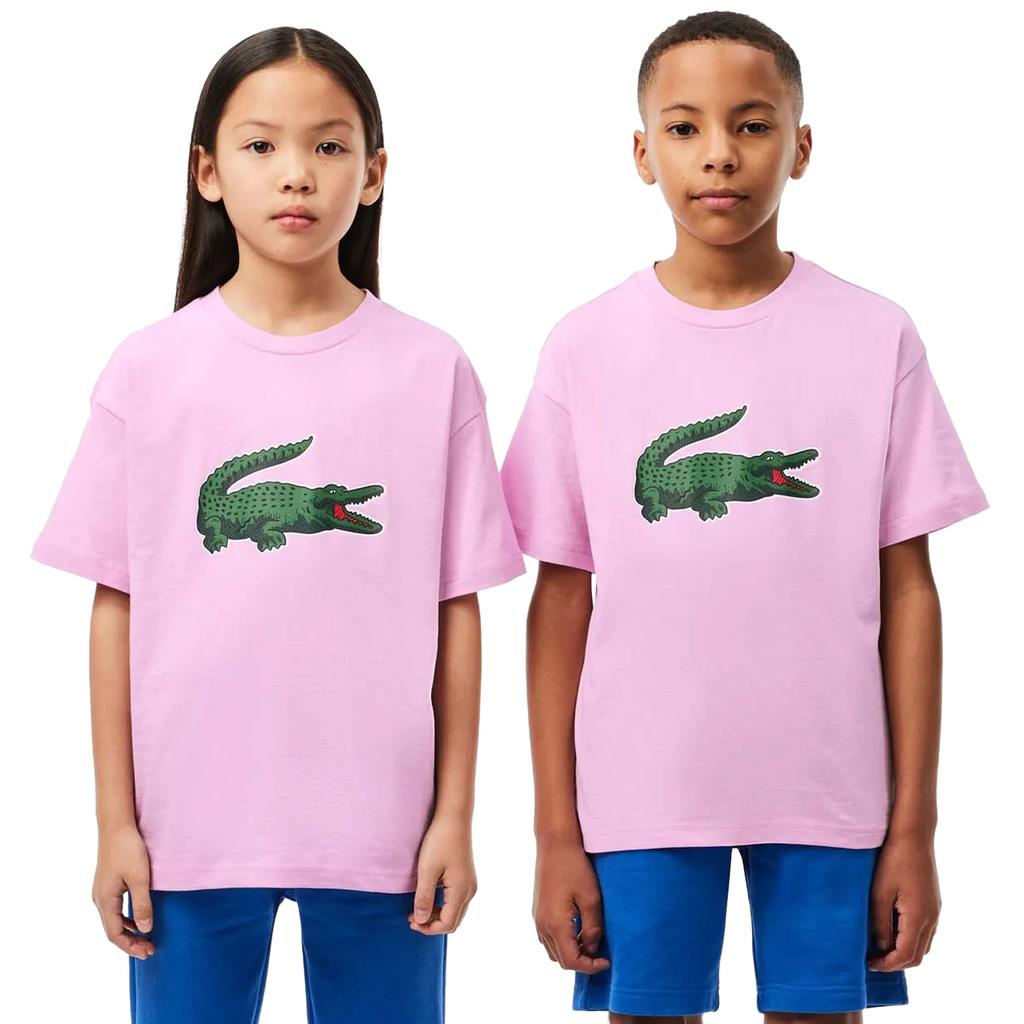 Lacoste Childrens/Kids Graphic Print Cotton T-Shirt