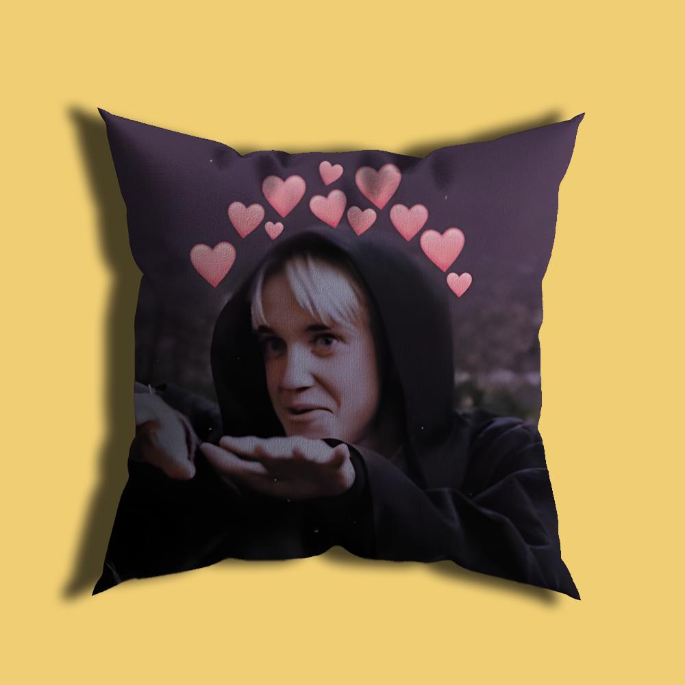 Актер D Draco M Malfoy Наволочка Наволочка для дома Подушки для дивана Подушки для автомобиля Наволочка Наволочка для офиса Подушка 18x18Inch