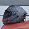 103-ORZ-Motorcycle Helmet, Men's and Women's Open Face Helmet, Dual Mirror, Summer Full Face Helmet, Four Seasons