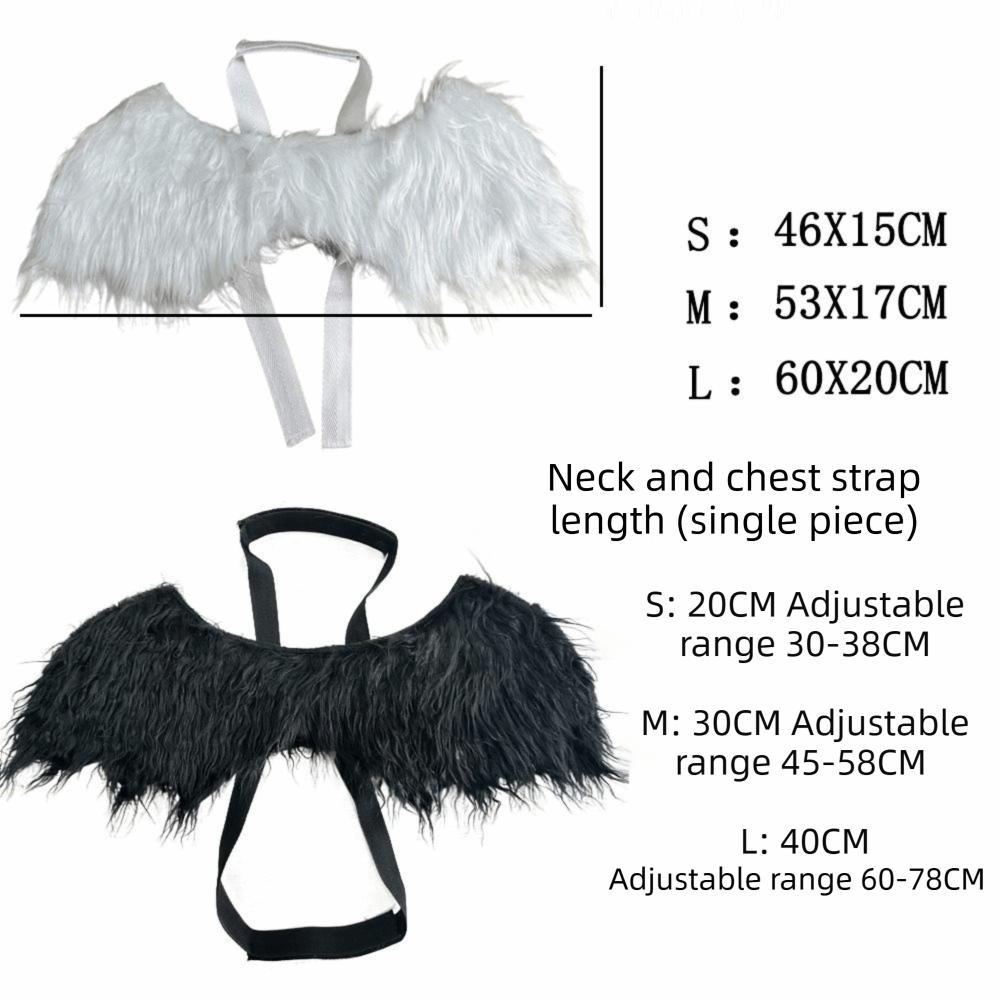 Back Worn Dog Costume Wings Lightweight PET Wings Premium Dog Wing Clothing  Halloween