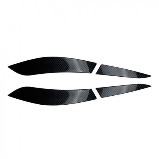 Rear Tail Light Lamp Eyelid Trim Cover For VW Golf 6 MK6 Carbon color 2008-2013