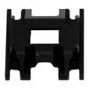 RC Car Gearbox Base for Traxxas 1 18 RC Car High Pressure Resistance Aluminum Alloy RC Center Skid Plate with Screws