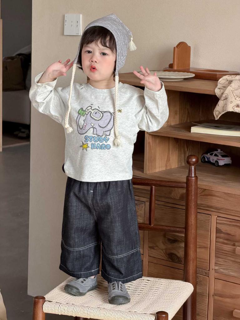 Children's plaid vest jacket baby spring 2026 new children's spring clothes boys denim suit