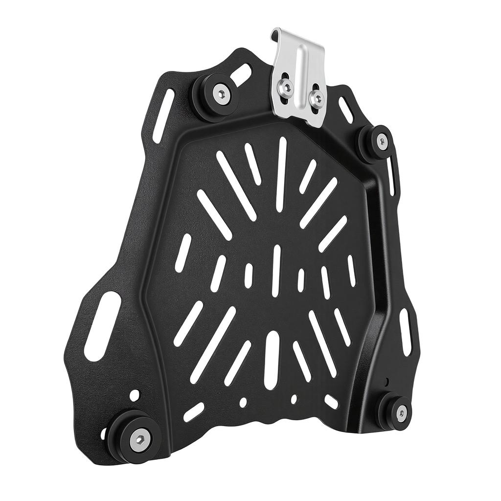 Motorcycle Trunk Bracket Carbon Steel Motorcycle Rear Tail Box Base Plate for 25L 65L Trunk