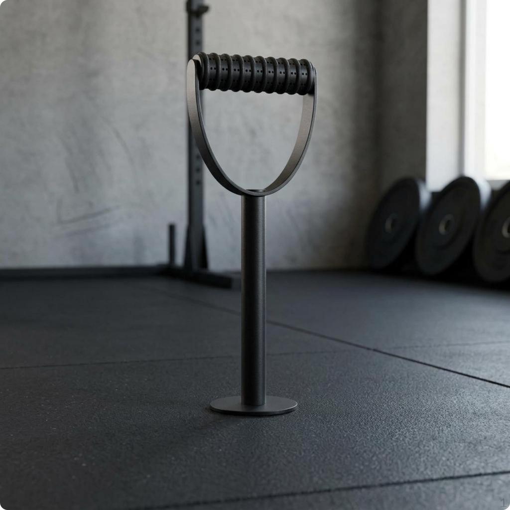 PlateLoaded Kettlebell Grip Flat Base Handle Converter Upright Plate Loading L
