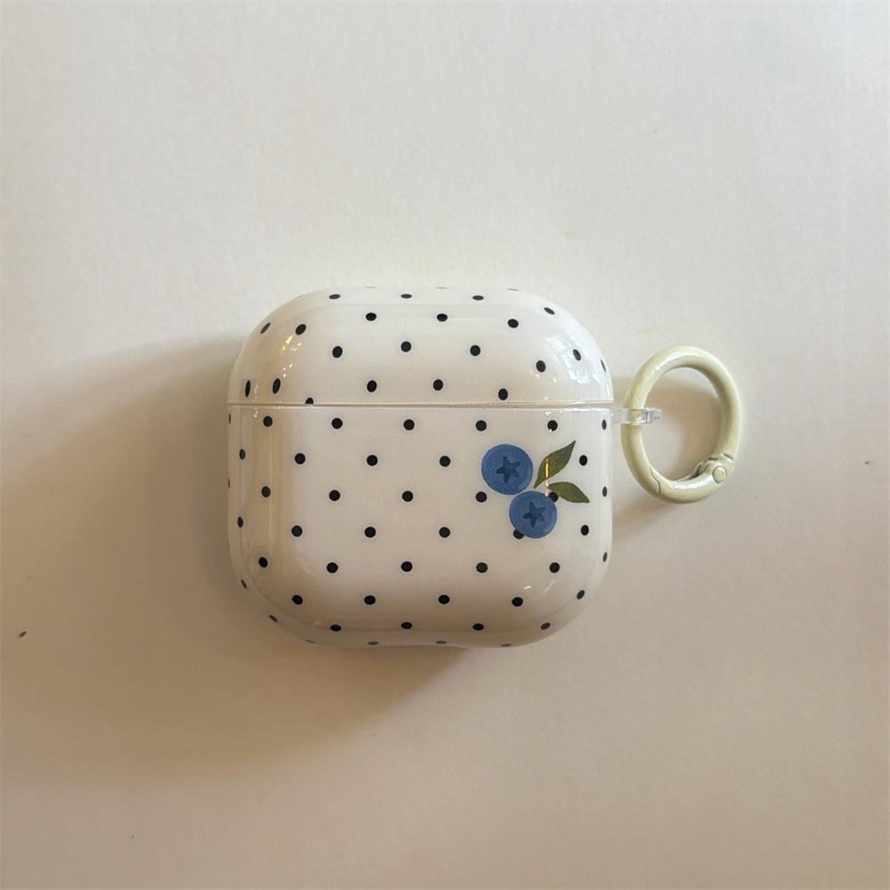 Applicable to Apple AirPods 1 /1 generation personalized polka dot blueberry earphone cover PRO1 cartoon anti-drop case PRO1 niche