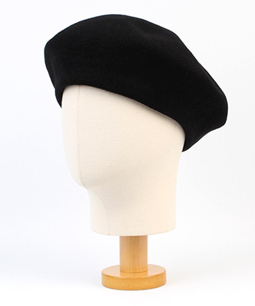 Yunibeosyeolkemiseuteuli Wool Black Overfit Beret Overfit Wool Beanie