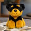 Cute simulation puppy dog Shiba Inu Schnauzer doll plush toy Rottweiler doll children soothing rag doll
