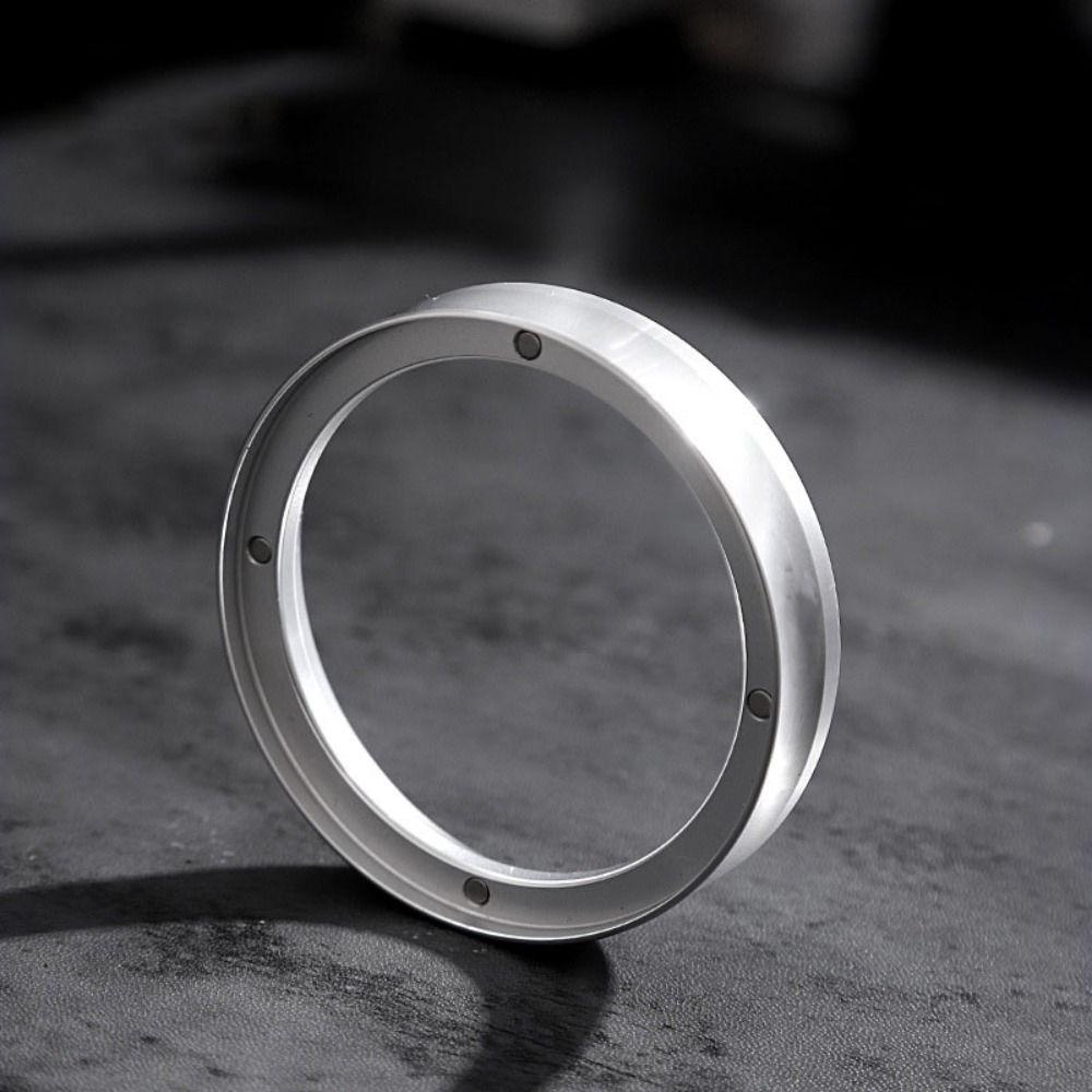 Aluminum Zinc Zinc Alloy Portafilter Coffee Catcher Ring 51/53/58mm Coffee Powder Ring  Barista