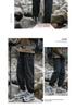 Men's Spring Ice Silk Quick-Dry Tapered Leg Mountain Style Outdoor Wrinkled Shell Pants