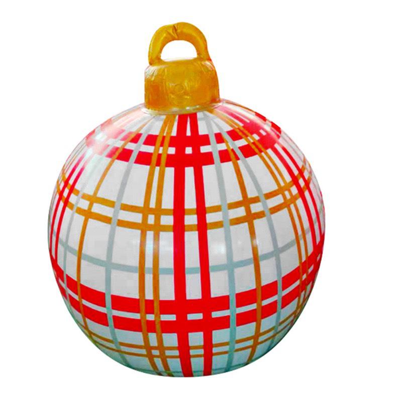 Eco-friendly PVC Inflatable Christmas Ball for Indoor & Outdoor Festive Decoration