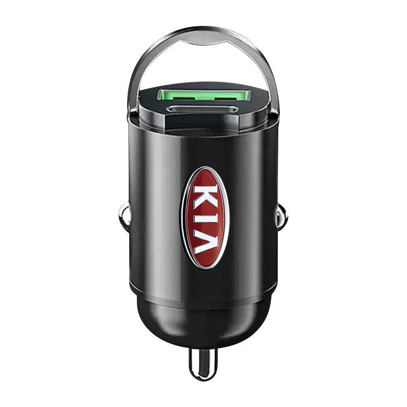 

1Pcs Car Charger USB Type-C Fast Charging Adapter Car Accessories For KIA Ceed Rio Sportage R K3 K4 K5 K6 K7 K8 Ceed Sorento Cerato Optima KIA