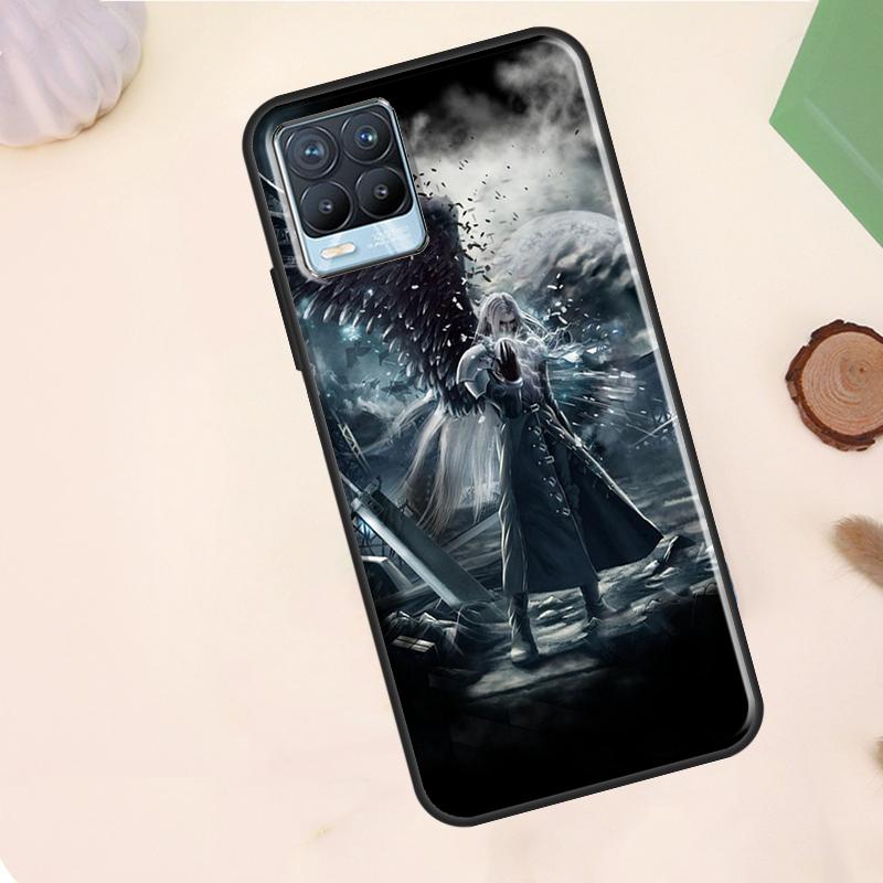 Final Fantasy Sephiroth Case For Realme C63 C61 C65 C67 C75 C55 C51 C53 C35 C71 11 12 13 14 15 Pro Plus GT6 GT7 Pro