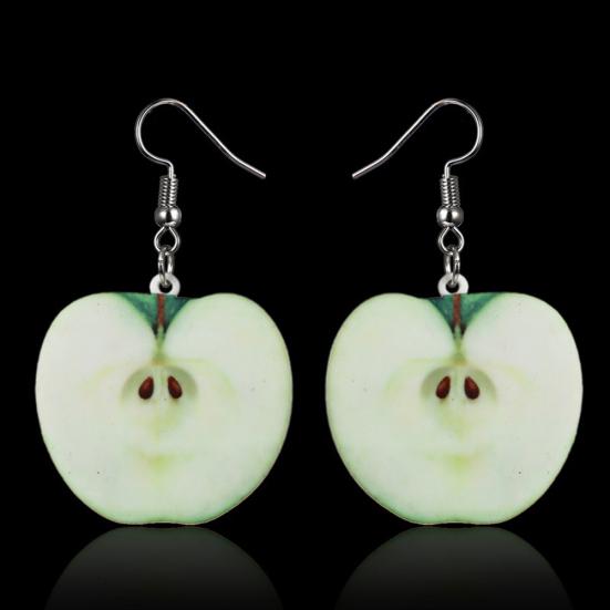 Sweet Fruit Watermelon Strawberry Dangle Women Ear Hook Earrings Party Jewelry