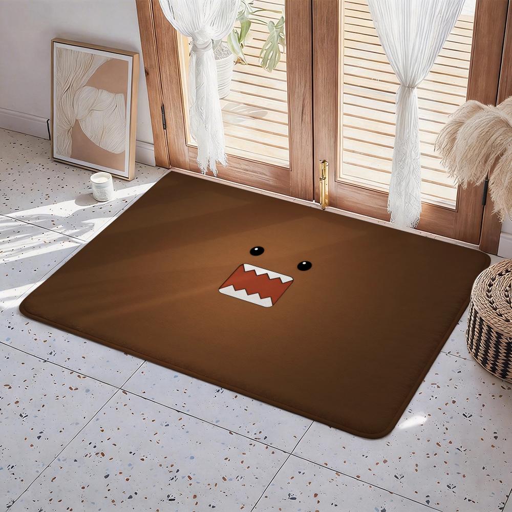 Video D Demo Floor Mat Eco Flannel Doormat Non Slip Odorless Indoor Floor Rug Soft Short Plush Home Mat