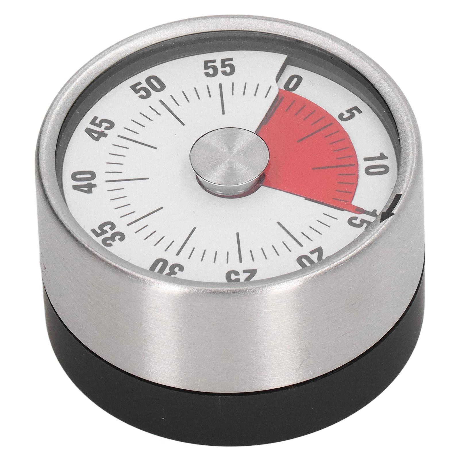 

Magnetic Timer Magnet Design Stainless Steel 70db Alert High Accuracy Visual Timer for Kitchen Cooking Management