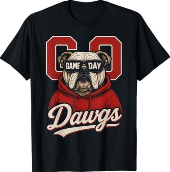 Bulldogs Graphic Go Dawg Men Women T-Shirt XXXXL