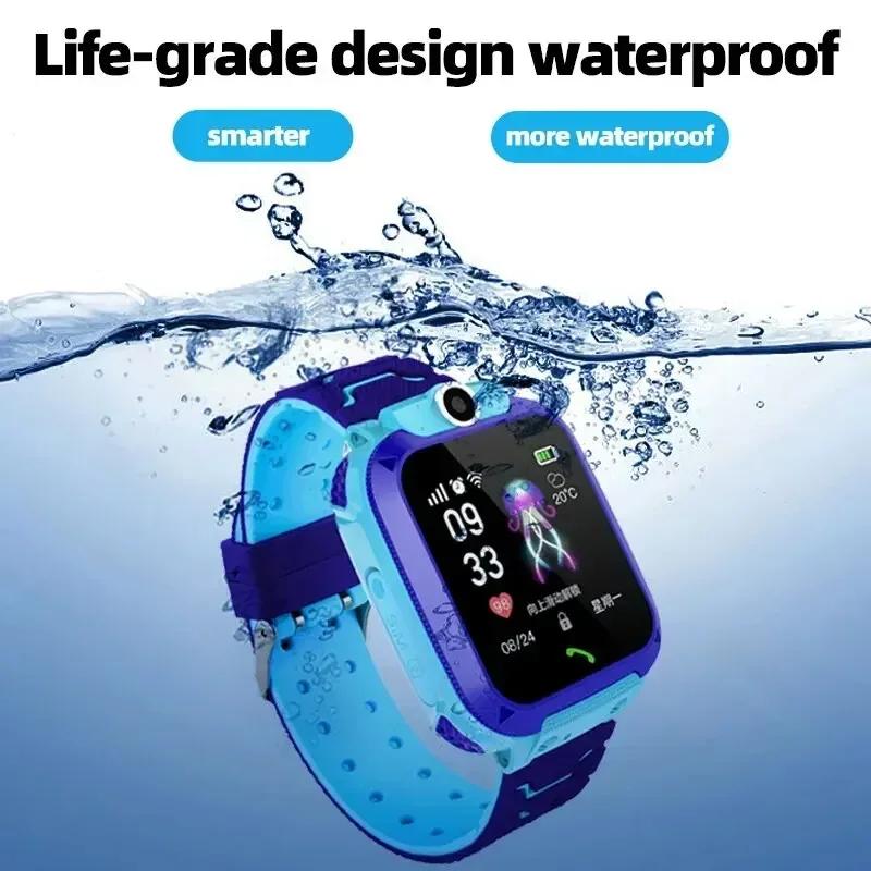 Q12 Kids Smart 2G Call Watch - Waterproof GPS Tracker with SOS Alert & Sports Monitor for Boys and Girls