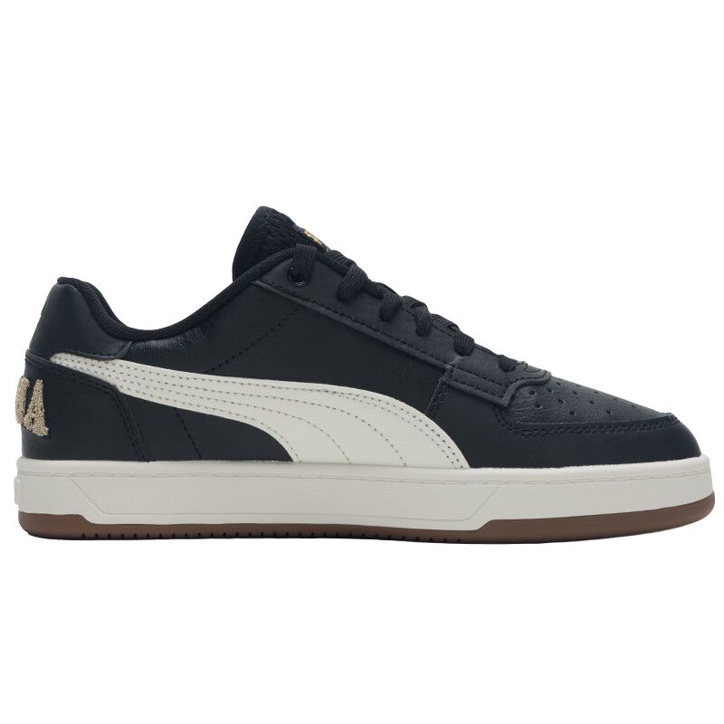 Puma Caven 2.0 Retro Club Baskets Basses Polyvalentes Confortables Amortissantes Durables Baskets Unisexe Noir Blanc 395082-04