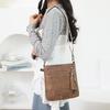 Casual Retro Wide Shoulder Strap Fringed Small Square Bag Women's New High-end Shoulder Messenger Bag Mobile Phone Bag