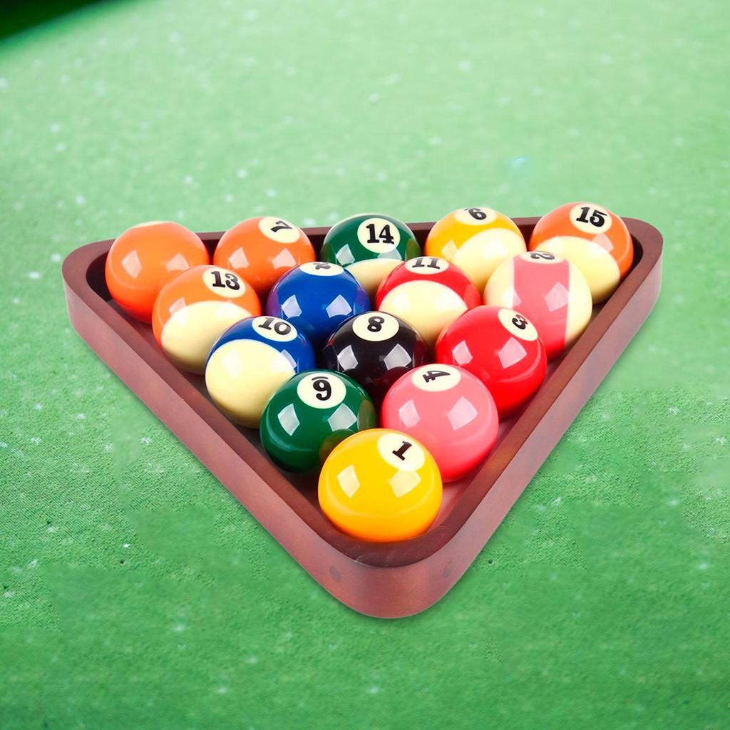 Billiard Ball Positioning Frame Wooden Triangle Rack Pool Table Accessories Tool for Billiards Game Room
