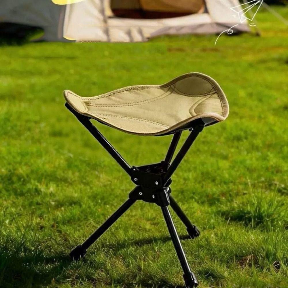 Foldable Folding Rotating Stool Wear-resistant Mazza Stool Camping Stool Outdoor Camping