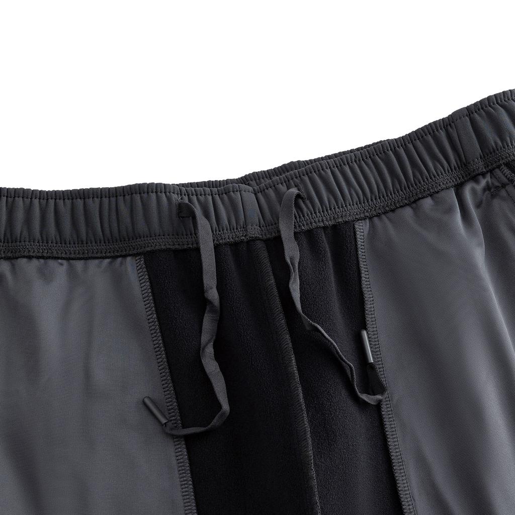 Anta Training Series Solid Color Casual Simple Mid Waist Fleece Lined Warm Sports Long Pants Men Bottoms 152547508N-2