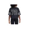 Nike Sportswear T-Shirt Soft Loose Comfortable Casual Sports Short Sleeve Kids Tops Black White HJ3343-010